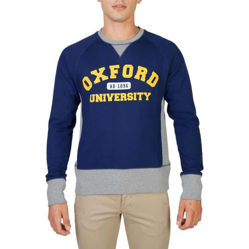 Picture of Oxford University-OXFORD-FLEECE-RAGLAN Blue